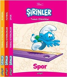 Şirinler Temalı Aktiviteler Seti 3 Kitap Takım - 1