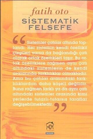 Sistematik Felsefe - 1