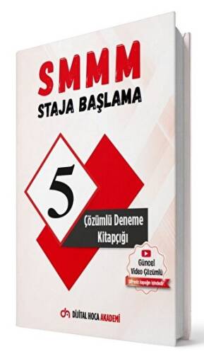 SMMM Staja Başlama Video Çözümlü 5 Deneme Kitapçığı - 1