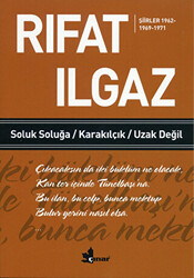 Soluk Soluğa Karakılçık Uzak Değil - Şiirler 1962-1969-1971 - 1