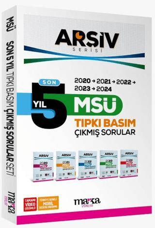 Son 5 Yıl MSÜ Arşiv Serisi Çıkmış Sorular Tamamı Video Çözümlü - 1