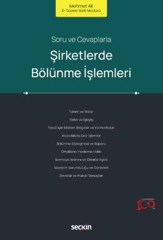 Soru ve Cevaplarla Şirketlerde Bölünme İşlemleri - 1