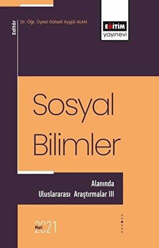 Sosyal Bilimler Alanında Uluslararası Araştırmalar 3 - 1