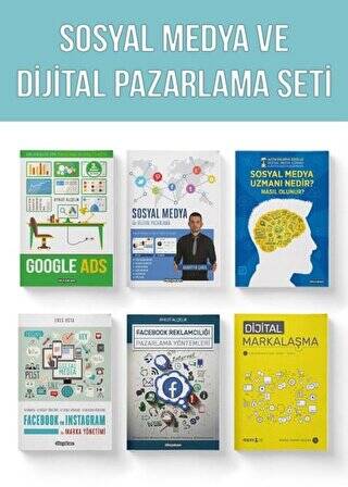 Sosyal Medya ve Dijital Pazarlama Seti 6 Kitap Takım - 1