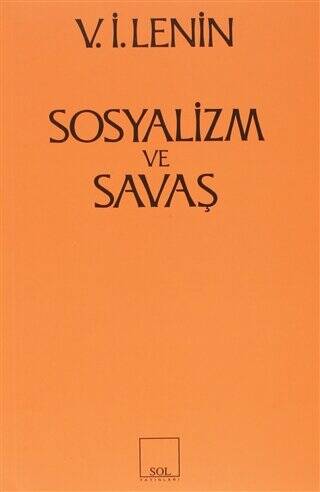 Sosyalizm ve Savaş - 1