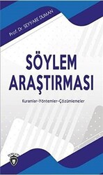 Söylem Araştırması - 1