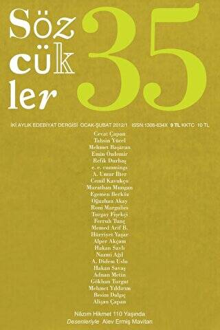 Sözcükler Dergisi Sayı: 35 Ocak - Şubat 2012 - 1