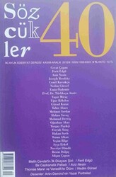 Sözcükler Dergisi Sayı: 40 Kasım - Aralık 2012 - 1