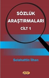 Sözlük Araştırmaları Cilt 1 - 1