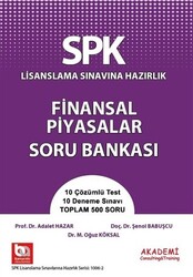 SPK Lisanslama Sınavına Hazırlık Finansal Piyasalar Soru Bankası - 1