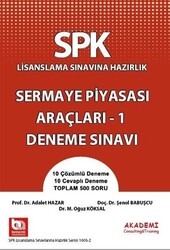 SPK Lisanslama Sınavına Hazırlık Sermaye Piyasası Araçları 1 Deneme Sınavı - 1