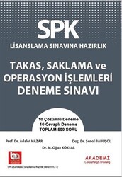 SPK Lisanslama Sınavına Hazırlık Takas, Saklama Operasyon İşlemleri Deneme Sınavı - 1