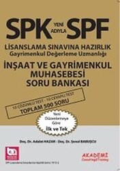 SPK Lisanslanma Sınavına Hazırlık İnşaat ve Gayrimenkul Muhasebesi Soru Bankası - 1