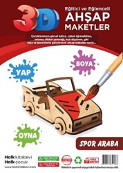 Spor Araba Ahşap Maket - 1