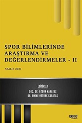 Spor Bilimlerinde Araştırma ve Değerlendirmeler 2 - Aralık 2021 - 1