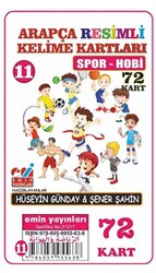 Spor Hobi - Arapça Resimli Kelime Kartları 11 - 72 Kart - 1