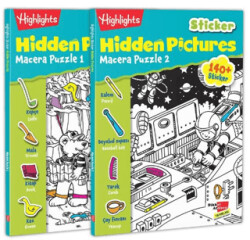 Sticker Hidden Pictures Macera Puzzle Çift Kitap - 1