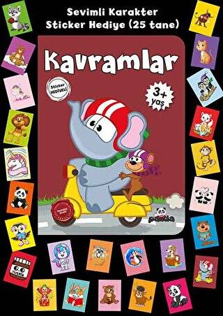 Stickerlı 3+ Yaş Kavramlar - 1