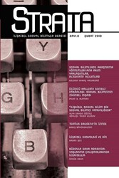 Strata İlişkisel Sosyal Bilimler Dergisi Sayı: 0 Şubat 2019 - 1