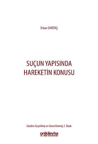 Suçun Yapısında Hareketin Konusu - 1