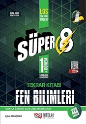 Süper 8 1. Dönem Fen Bilimleri Tekrar Kitabı - 1