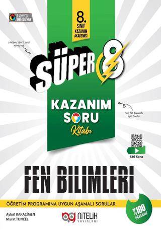 Süper 8 Fen Bilimleri Kazanım Soru Kitabı - 1