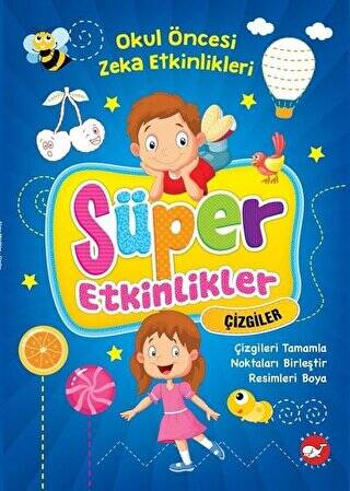 Süper Etkinlikler Çizgiler - Okul Öncesi Zeka Etkinlikleri - 1