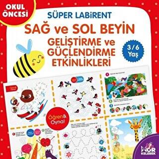 Süper Labirent Sağ ve Sol Beyin Geliştirme ve Güçlendirme Etkinlikleri - 1