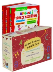 Süper Resimli Sözlük Seti Türkçe, İngilizce, Atasözleri 3 Kitap-Kutulu - 1