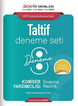 Taltif Komiser Yardımcılığı Sınavına Hazırlık Deneme Seti - 1