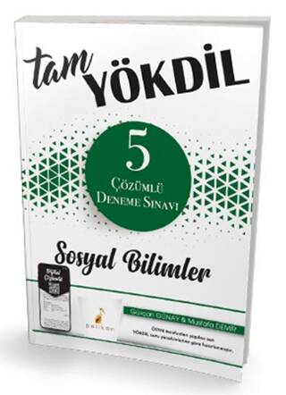 Tam YÖKDİL Sosyal Bilimler Dijital Çözümlü 5 Deneme Sınavı - 1