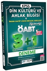 Tamamı Çözümlü ÖABT İHL - Din Kültürü Ve Ahlak Bilgisi Öğretmenliği 3+1 Deneme - 1