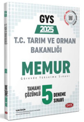 Tarım ve Orman Bakanlığı Memur GYS Tamamı Çözümlü 5 Deneme Sınavı - 1