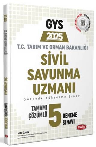 Tarım ve Orman Bakanlığı Sivil Savunma GYS Tamamı Çözümlü 5 Deneme Sınavı - 1