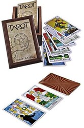 Tarot 78 Kart ve Kitap Ahşap Kutulu - 1