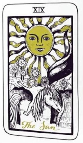 Tarot The Sun - Süresiz Ajanda - 1