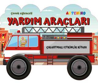 Taşıtlar Serisi - Yardım Araçları Çıkartmalı Etkinlik Kitabı - 1