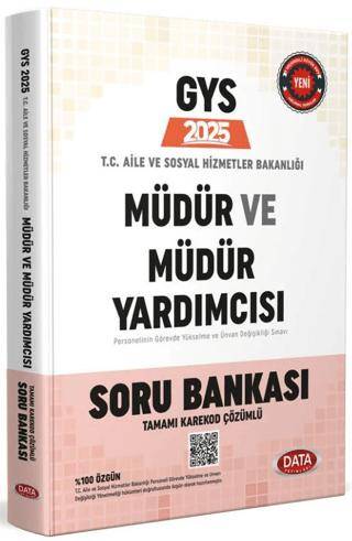 T.C. Aile ve Sosyal Hizmetler Bakanlığı GYS Müdür ve Müdür Yardımcısı Soru Bankası - Karekod Çözümlü - 1