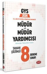 T.C. Aile ve Sosyal Hizmetler Bakanlığı GYS Müdür ve Müdür Yardımcısı Tamamı Çözümlü 8 Deneme Sınavı - 1