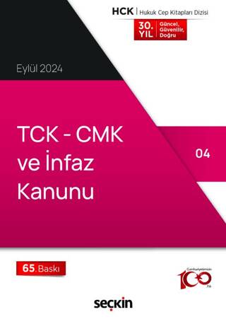 TCK – CMK ve İnfaz Kanunu Cep Kitabı - 1