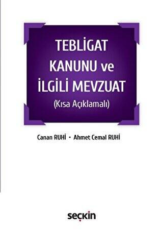 Tebligat Kanunu ve İlgili Mevzuat - 1