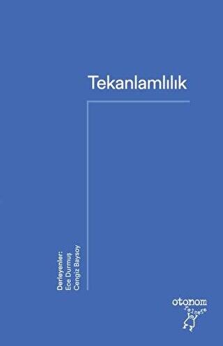 Tekanlamlılık - 1