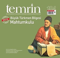 Temrin Düşünce ve Edebiyat Dergisi Sayı: 104 Haziran 2020 - 1