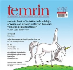 Temrin Düşünce ve Edebiyat Dergisi Sayı: 111 Ocak 2021 - 1