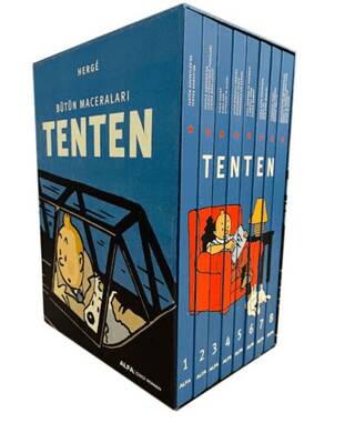 Tenten`in Maceraları 8 Kitap Takım Kutulu - 1