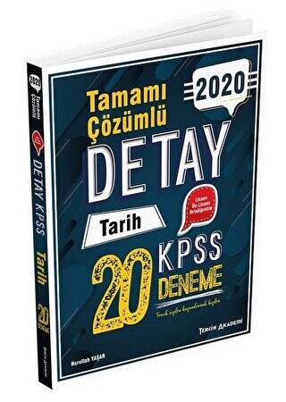 Tercih Akademi KPSS Detay Vatandaşlık Tamamı Çözümlü 20 Deneme - 1