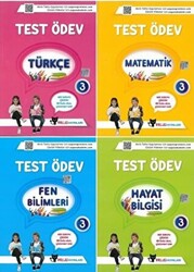 Test Ödev Seti - 3. Sınıf 4 Kitap - 1