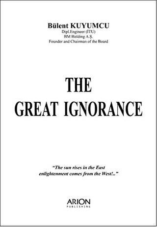 The Great Ignorance - 1