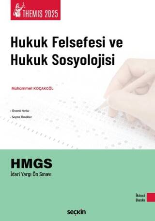 THEMIS – Hukuk Felsefesi ve Hukuk Sosyolojisi Konu Kitabı - 1