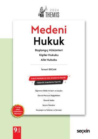 THEMIS - Medeni Hukuk Konu Kitabı C:I – Başlangıç Hükümleri, Kişiler Hukuku ve Aile Hukuku - 1